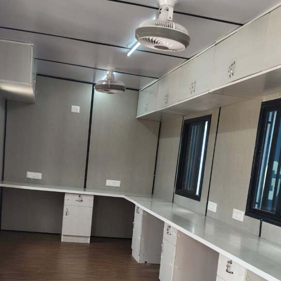 MS Paint Coated Portable Cabin Manufacturer in Hyderabad